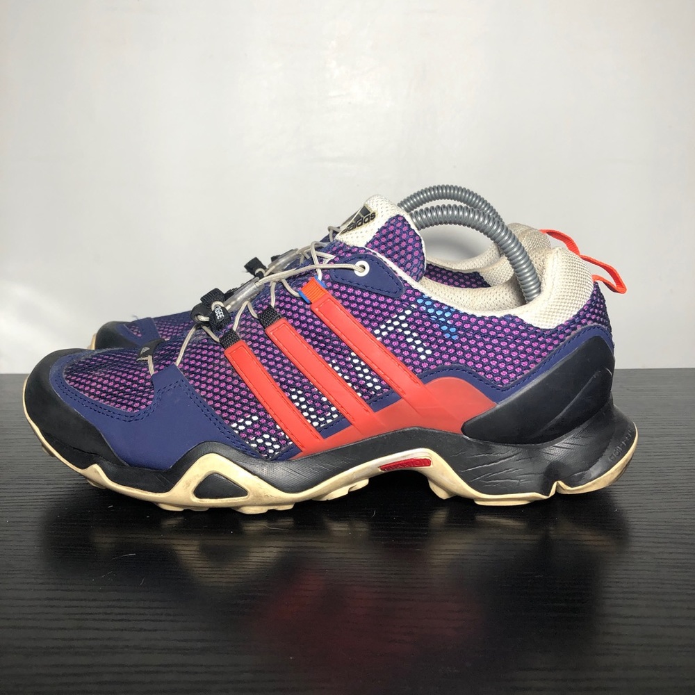 Adidas Womens Terrex Swift Outdoor Hiking Shoes Sneakers M29454 Purple Size 10